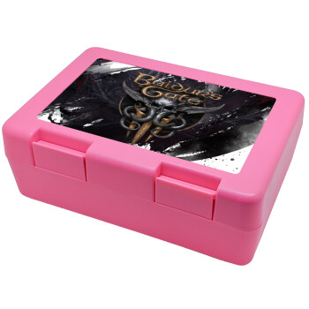 Baldur's Gate, Children's cookie container PINK 185x128x65mm (BPA free plastic)