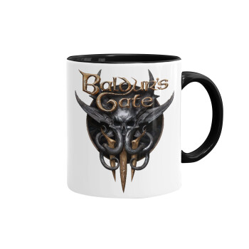 Baldur's Gate, Mug colored black, ceramic, 330ml