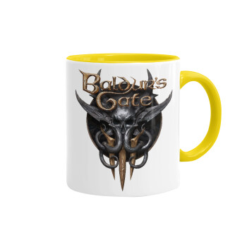 Baldur's Gate, Mug colored yellow, ceramic, 330ml