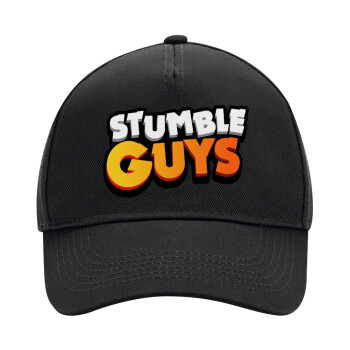 Stumble Guys, Καπέλο Ενηλίκων Ultimate ΜΑΥΡΟ, (100% ΒΑΜΒΑΚΕΡΟ DRILL, ΕΝΗΛΙΚΩΝ, UNISEX, ONE SIZE)
