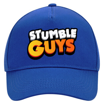 Stumble Guys, Ultimate Adult Hat BLUE, (100% COTTON DRILL, ADULT, UNISEX, ONE SIZE)