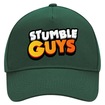 Stumble Guys, Adult Ultimate Hat GREEN, (100% COTTON DRILL, ADULT, UNISEX, ONE SIZE)