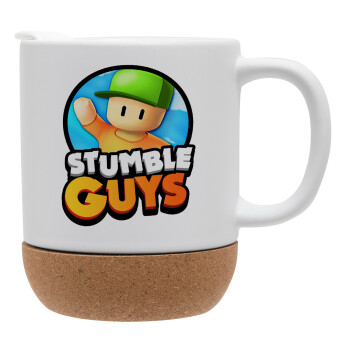 Stumble Guys, Ceramic coffee mug Cork (MAT), 330ml (1pcs)