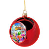 Christmas tree ball Red 8cm