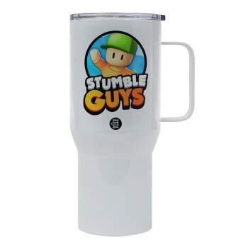 Stumble Guys, Mega Stainless steel Tumbler with lid, double wall 750L