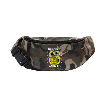 John Cena, Unisex waist bag (banana) in Jungle camouflage color with 2 pockets