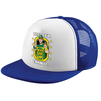 John Cena, Καπέλο Ενηλίκων Soft Trucker με Δίχτυ Blue/White (POLYESTER, ΕΝΗΛΙΚΩΝ, UNISEX, ONE SIZE)