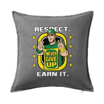 John Cena, Sofa cushion Grey 50x50cm includes filling