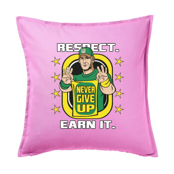 John Cena, Sofa cushion Pink 50x50cm includes filling