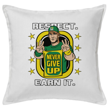 John Cena, Sofa cushion White 50x50cm includes filling