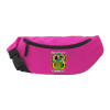 Unisex waist bag (banana) in PINK color with 2 pockets