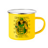 Yellow Enamel Metallic Cup 360ml