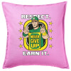 Sofa cushion Pink 50x50cm includes filling