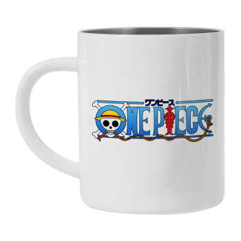 Onepiece logo, Mug Stainless steel double wall 300ml