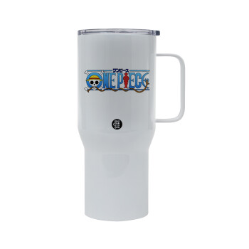 Onepiece logo, Tumbler με καπάκι, διπλού τοιχώματος (θερμό) 750L