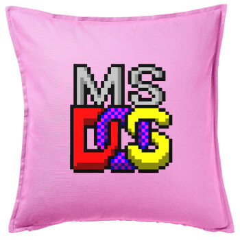 MsDos, Sofa cushion Pink 50x50cm includes filling
