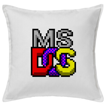 MsDos, Sofa cushion White 50x50cm includes filling