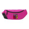 Unisex waist bag (banana) in PINK color with 2 pockets