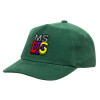 Children's Baseball Cap, 100% Cotton Drill, GREEN (COTTON, CHILDREN'S, ONE SIZE)