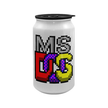MsDos, Κούπα ταξιδιού μεταλλική με καπάκι (tin-can) 500ml