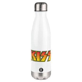 KISS, Metal mug thermos White (Stainless steel), double wall, 500ml