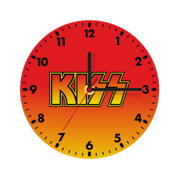 KISS, Wooden wall clock (20cm)