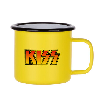 KISS, Metallic enamel MATT Yellow cup 360ml