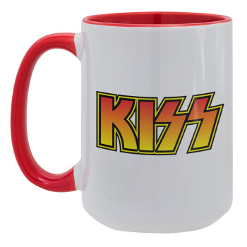 KISS, Κούπα Mega 15oz, κεραμική Κόκκινη, 450ml