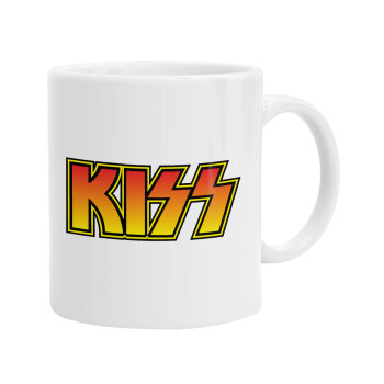 KISS, Ceramic coffee mug, 330ml (1pcs)