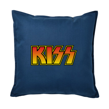 KISS, Sofa cushion Blue 50x50cm includes filling