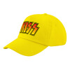 Child's Baseball Cap, 100% Cotton Twill, Yellow (COTTON, CHILD, UNISEX, ONE SIZE)