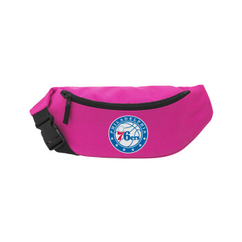 Philadelphia 76ers, Unisex waist bag (banana) in PINK color with 2 pockets