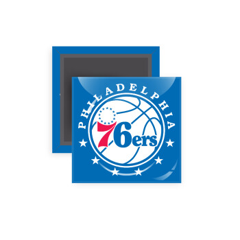 Philadelphia 76ers, Μαγνητάκι ψυγείου τετράγωνο διάστασης 5x5cm
