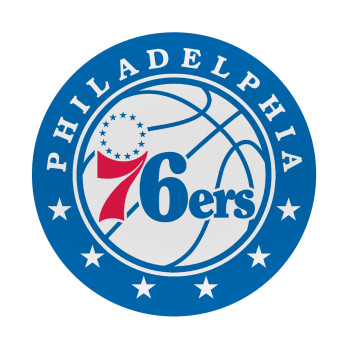 Philadelphia 76ers, Mousepad Round 20cm