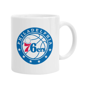 Philadelphia 76ers, Ceramic coffee mug, 330ml (1pcs)
