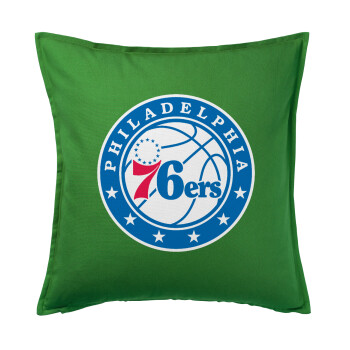 Philadelphia 76ers, Sofa cushion Green 50x50cm includes filling