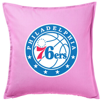 Philadelphia 76ers, Sofa cushion Pink 50x50cm includes filling