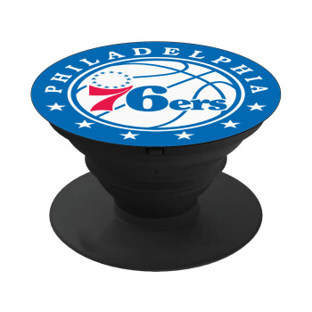 Philadelphia 76ers, Phone Holders Stand  Black Hand-held Mobile Phone Holder