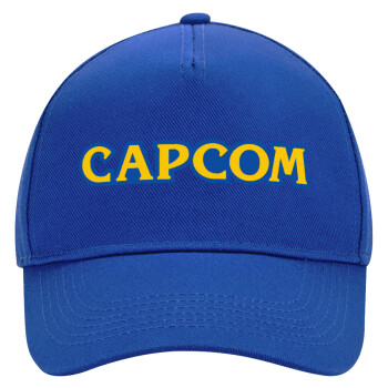 Capcom, Ultimate Adult Hat BLUE, (100% COTTON DRILL, ADULT, UNISEX, ONE SIZE)