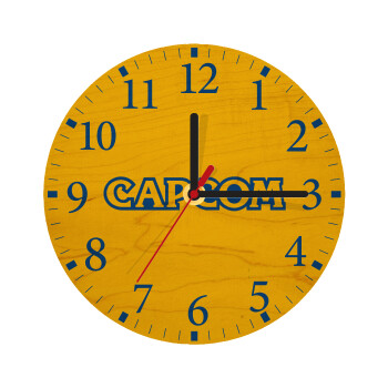 Capcom, Ρολόι τοίχου ξύλινο plywood (20cm)