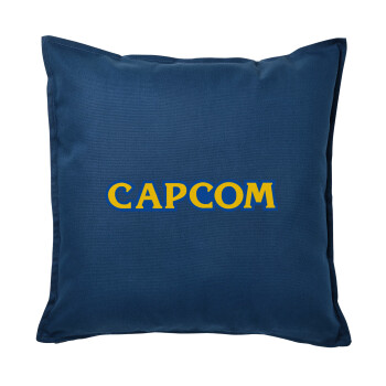 Capcom, Sofa cushion Blue 50x50cm includes filling