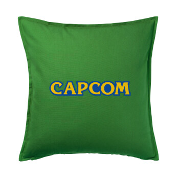 Capcom, Sofa cushion Green 50x50cm includes filling