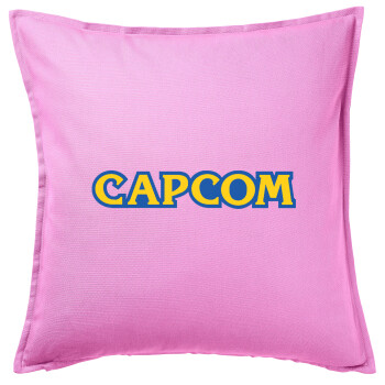 Capcom, Sofa cushion Pink 50x50cm includes filling