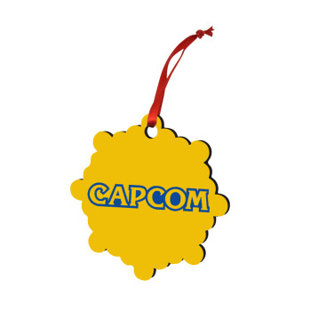 Capcom, Στολίδι Χριστουγεννιάτικο στολίδι snowflake ξύλινο 7.5cm