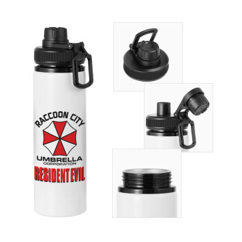 Resident Evil, Metal water bottle with safety cap, aluminum 850ml