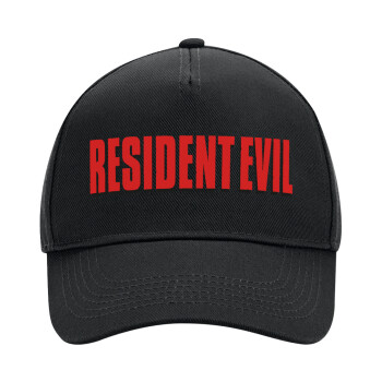 Resident Evil, Καπέλο Ενηλίκων Ultimate ΜΑΥΡΟ, (100% ΒΑΜΒΑΚΕΡΟ DRILL, ΕΝΗΛΙΚΩΝ, UNISEX, ONE SIZE)