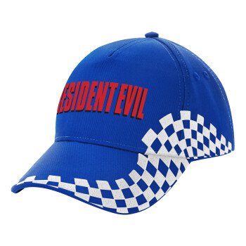 Resident Evil, Adult Ultimate BLUE RACING Cap, (100% COTTON DRILL, ADULT, UNISEX, ONE SIZE)