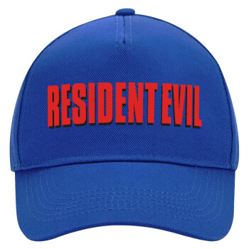 Resident Evil, Ultimate Adult Hat BLUE, (100% COTTON DRILL, ADULT, UNISEX, ONE SIZE)