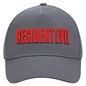 Resident Evil, Ultimate Adult Hat Grey, (100% COTTON DRILL, ADULT, UNISEX, ONE SIZE)