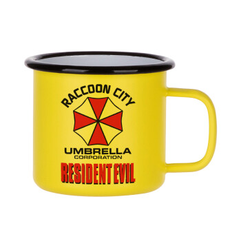 Resident Evil, Metallic enamel MATT Yellow cup 360ml